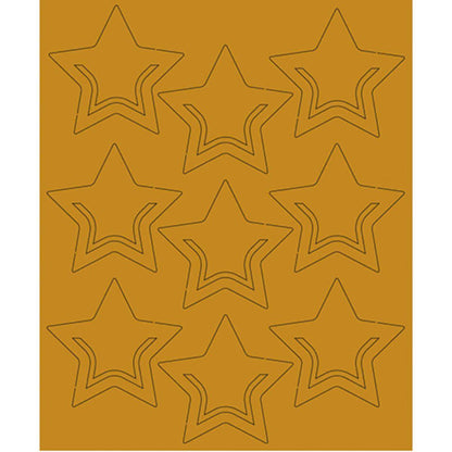 Aplique Laminado Litoarte FLR-003 7x8,5cm Natal Clips III Estrelas - Palácio da Arte