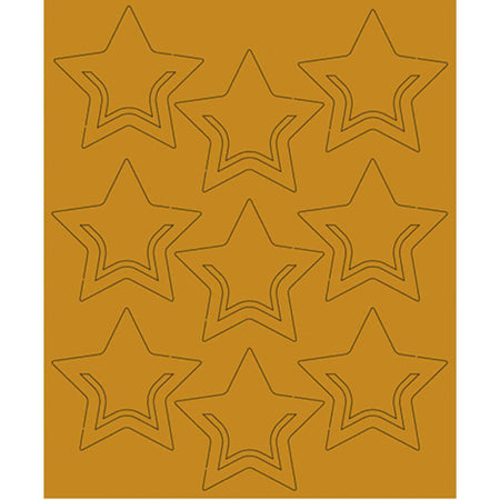 Aplique Laminado Litoarte FLR-003 7x8,5cm Natal Clips III Estrelas - Palácio da Arte