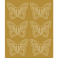Aplique Laminado Litoarte FLR-004 7x8,5cm Natal Clips IV Borboleta - Palácio da Arte