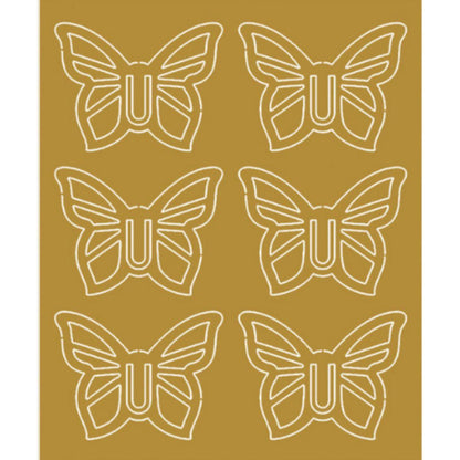 Aplique Laminado Litoarte FLR-004 7x8,5cm Natal Clips IV Borboleta - Palácio da Arte