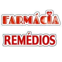 Aplique Litoarte APM4-425 4cm Farmácia e Remédios 2 peças - Palácio da Arte