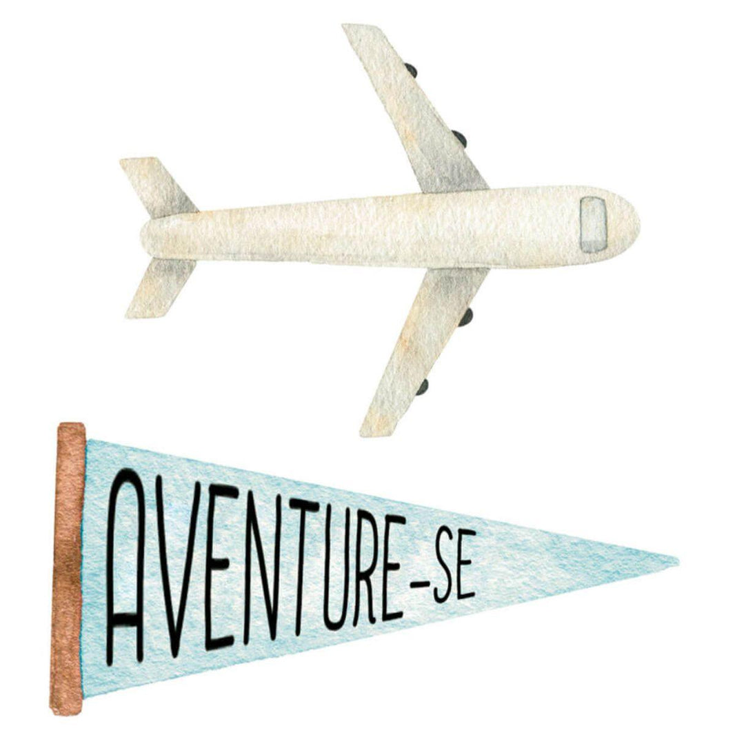 Aplique Litoarte APM4-426 4cm Kit Viagem Avião 2 peças - Palácio da Arte