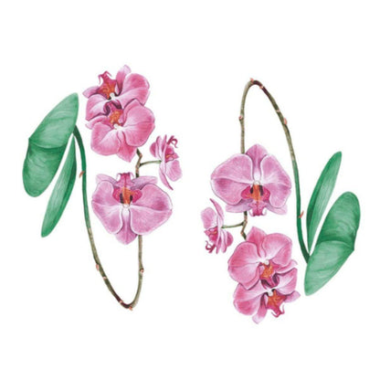 Aplique Litoarte APM4-452 4cm Minha Primavera Encantada Orquídeas 2 peças - Palácio da Arte