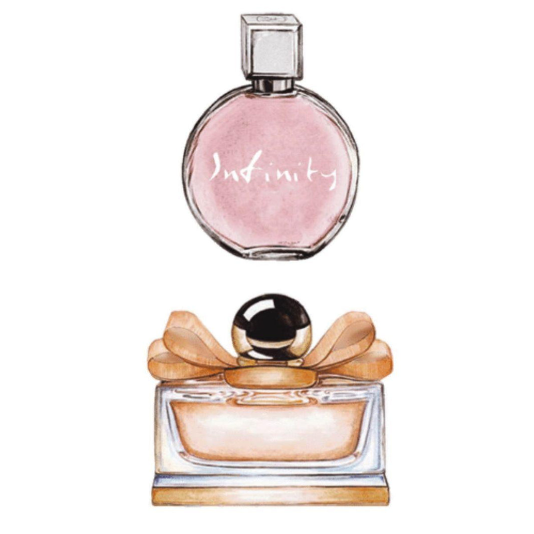 Aplique Litoarte APM4-473 4cm Shabby Chic Perfumes 2 peças - Palácio da Arte