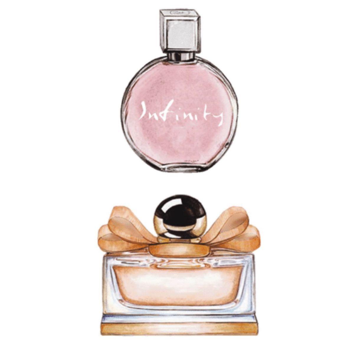 Aplique Litoarte APM4-473 4cm Shabby Chic Perfumes 2 peças - Palácio da Arte