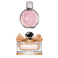 Aplique Litoarte APM4-473 4cm Shabby Chic Perfumes 2 peças - Palácio da Arte