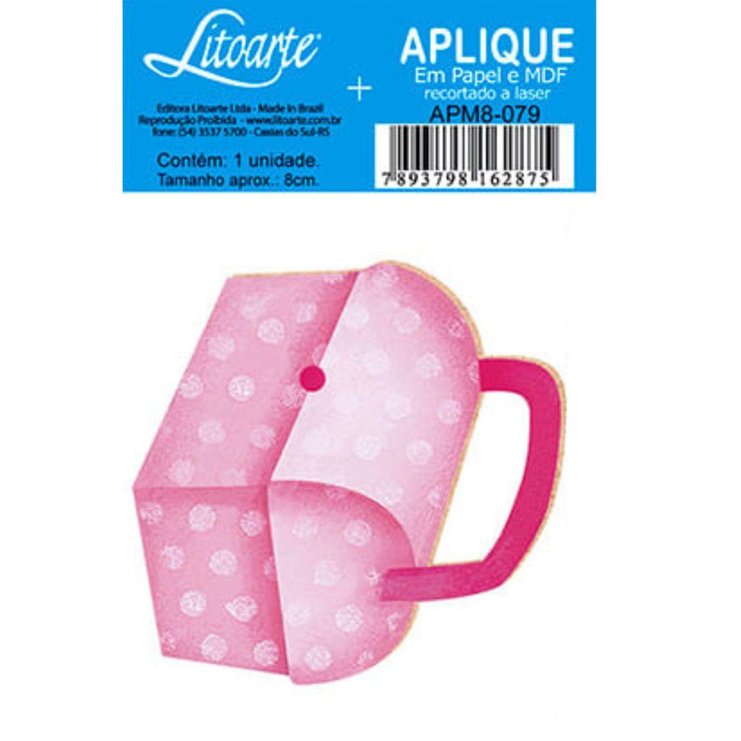 Aplique Litoarte APM8-079 8cm Bolsa - Palácio da Arte