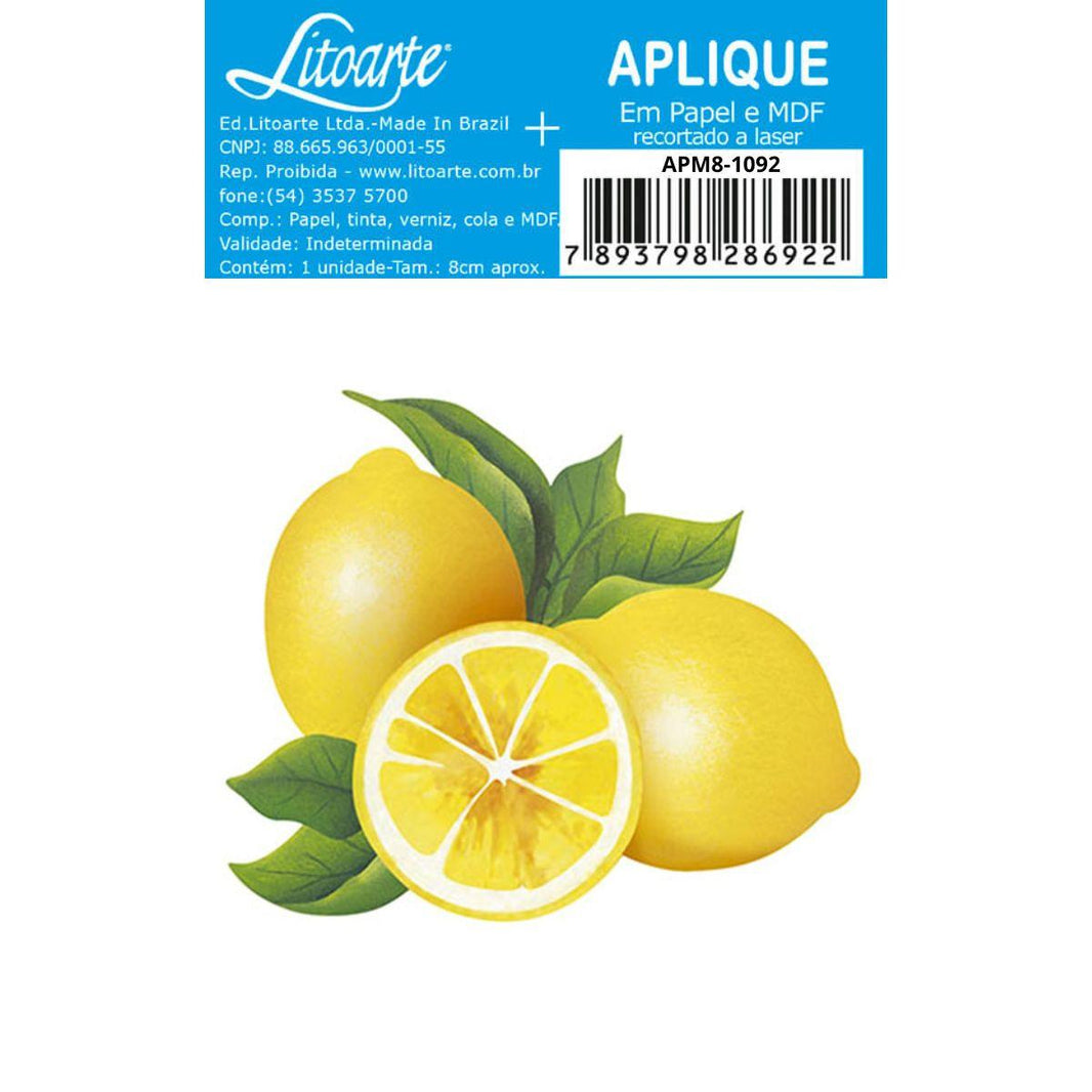 Aplique Litoarte APM8-1092 8cm Limões - Palácio da Arte