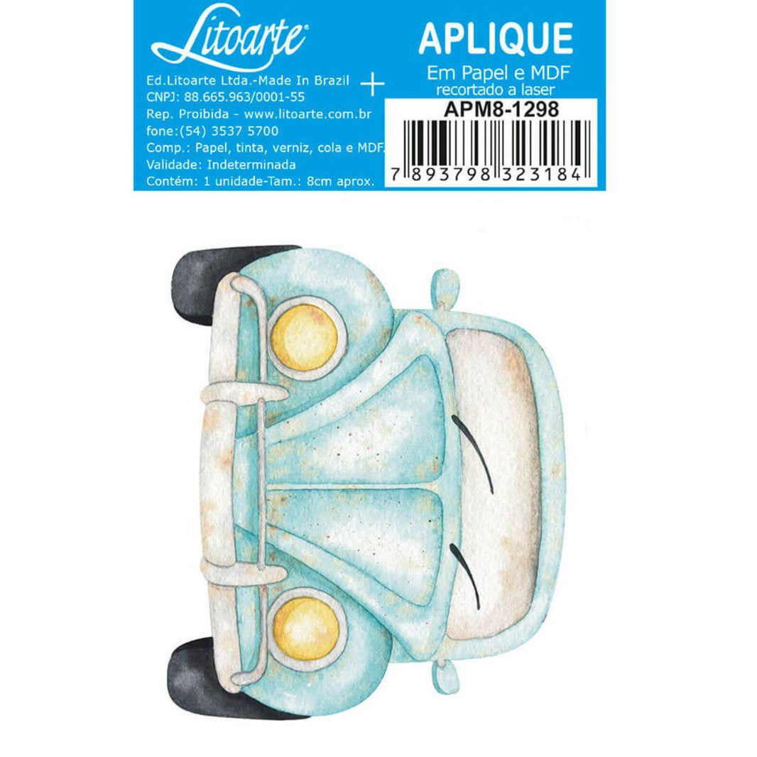 Aplique Litoarte APM8-1298 8cm Kit Viagem Fusca - Palácio da Arte