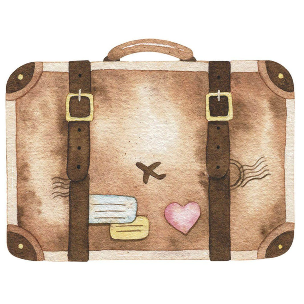 Aplique Litoarte APM8-1299 8cm Kit Viagem Mala - Palácio da Arte