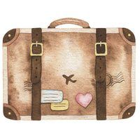 Aplique Litoarte APM8-1299 8cm Kit Viagem Mala - Palácio da Arte