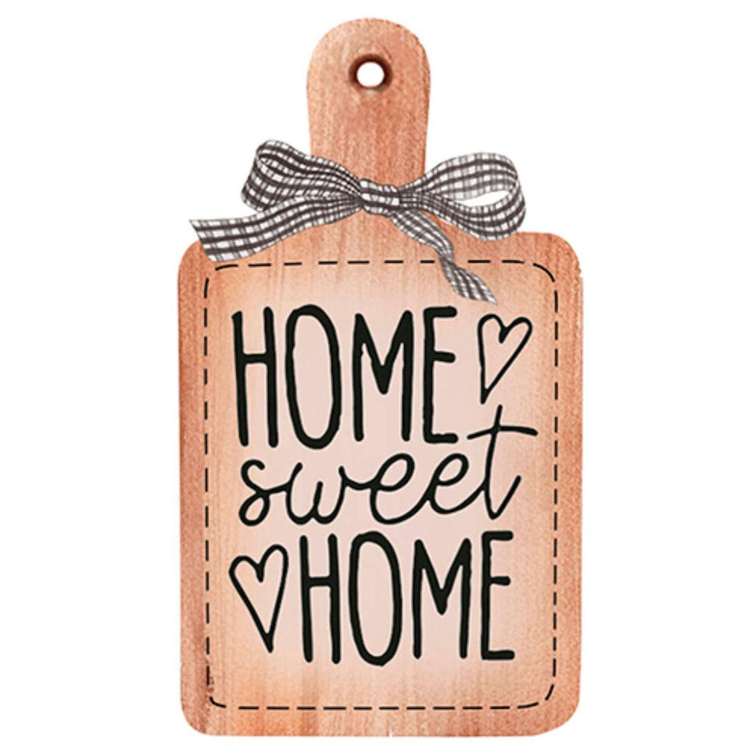 Aplique Litoarte APM8-1308 8cm Country Tábua de Corte Home Sweet Home - Palácio da Arte