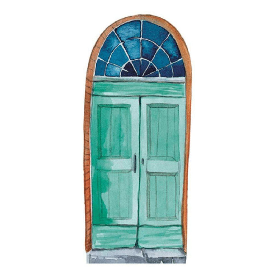 Aplique Litoarte APM8-1316 8cm Minha Primavera Encantada Porta - Palácio da Arte