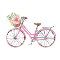 Aplique Litoarte APM8-1317 8cm A Felicidade Mora Aqui Bicicleta - Palácio da Arte