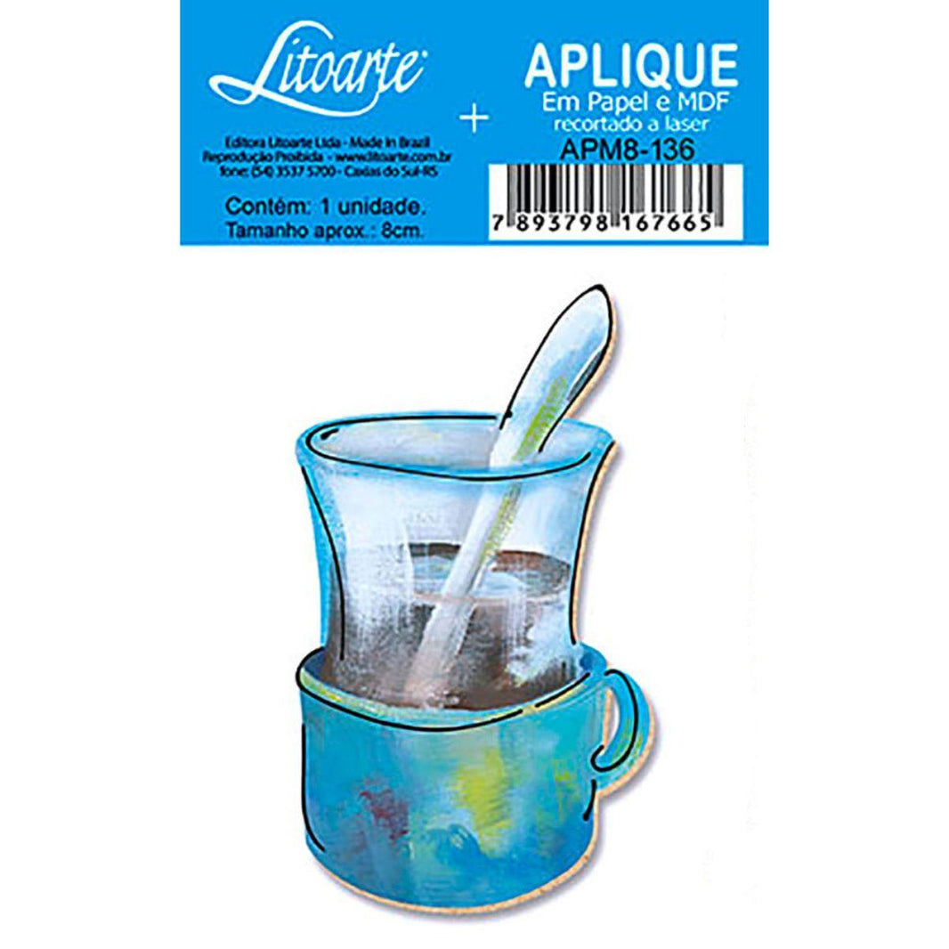 Aplique Litoarte APM8-136 8cm Chá - Palácio da Arte