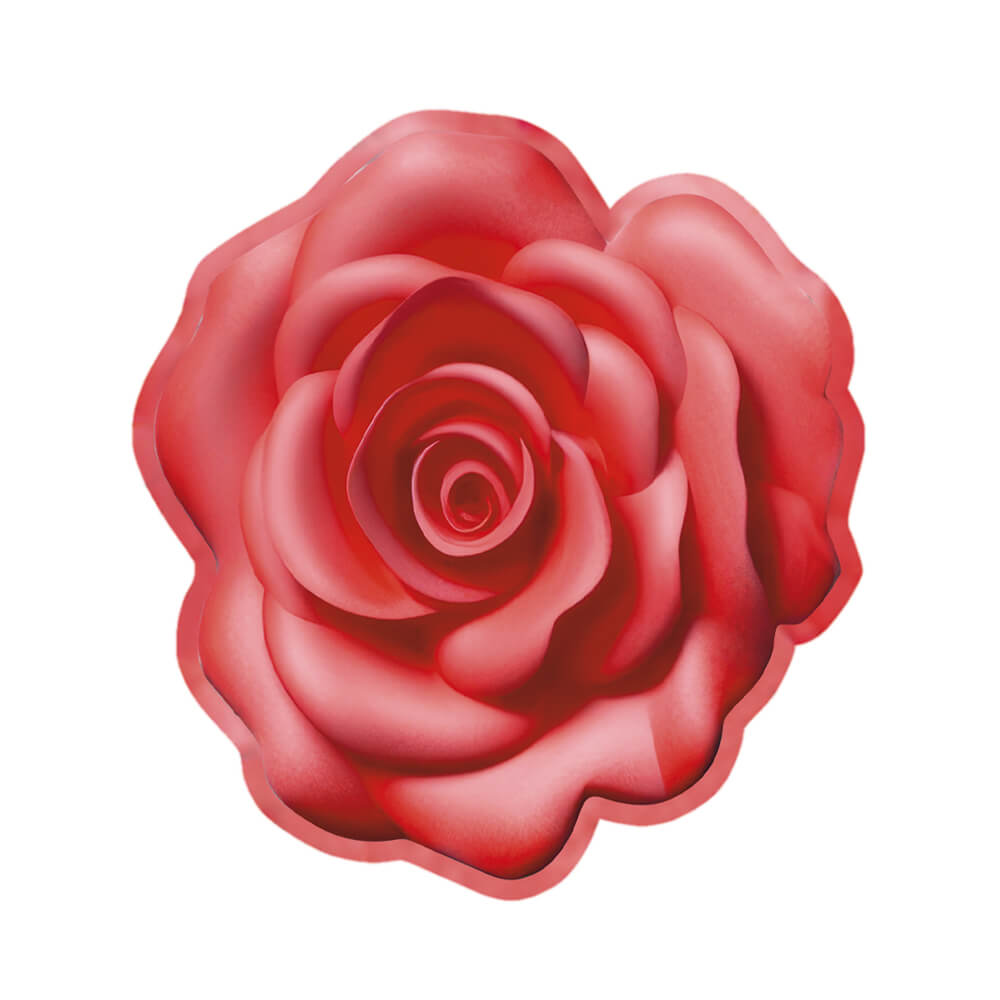 Aplique Litoarte APM8-1417 8cm Flores Rosa 3D - Palácio da Arte