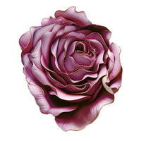 Aplique Litoarte APM8-1424 8cm Flor Rosa Floral 3D - Palácio da Arte