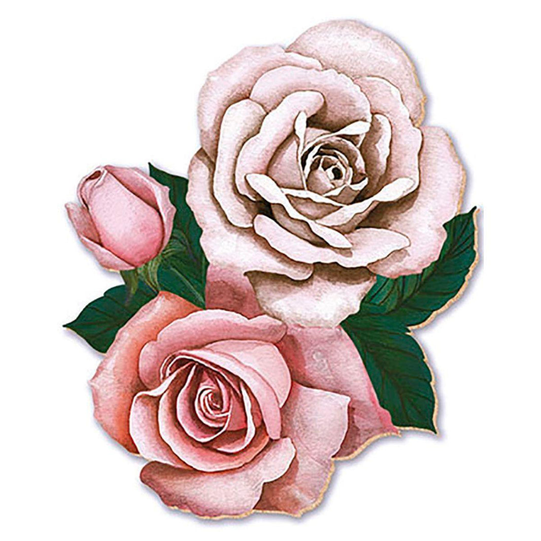 Aplique Litoarte APM8-227 8cm Flores - Palácio da Arte