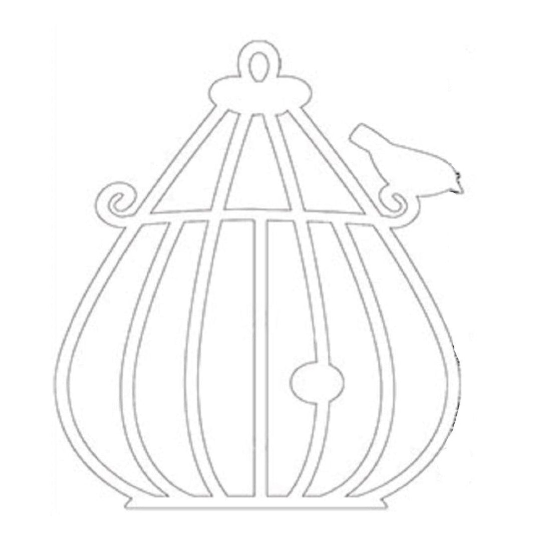 Aplique Litoarte APM8-412 8cm Gaiola - Palácio da Arte