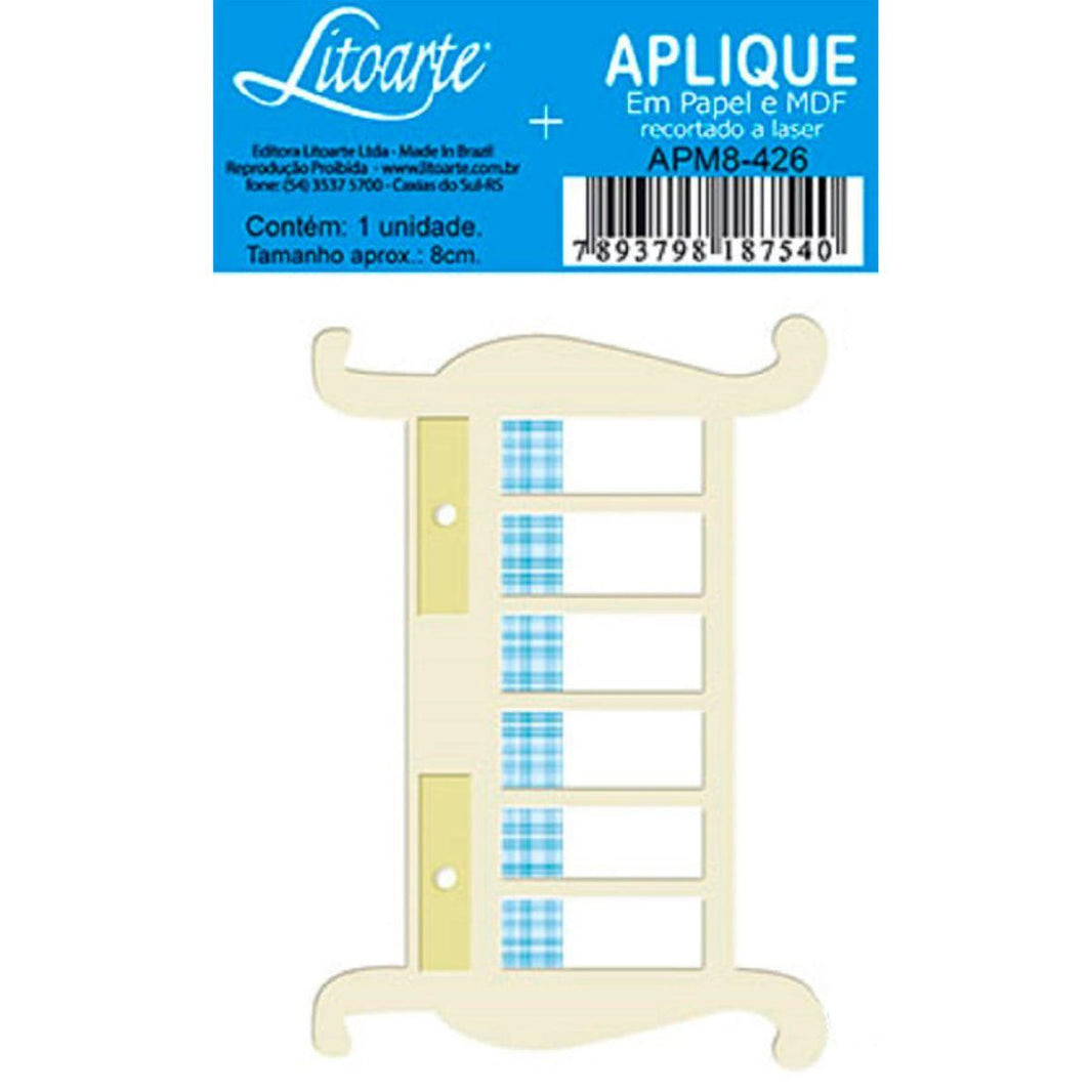 Aplique Litoarte APM8-426 8cm Berço - Palácio da Arte