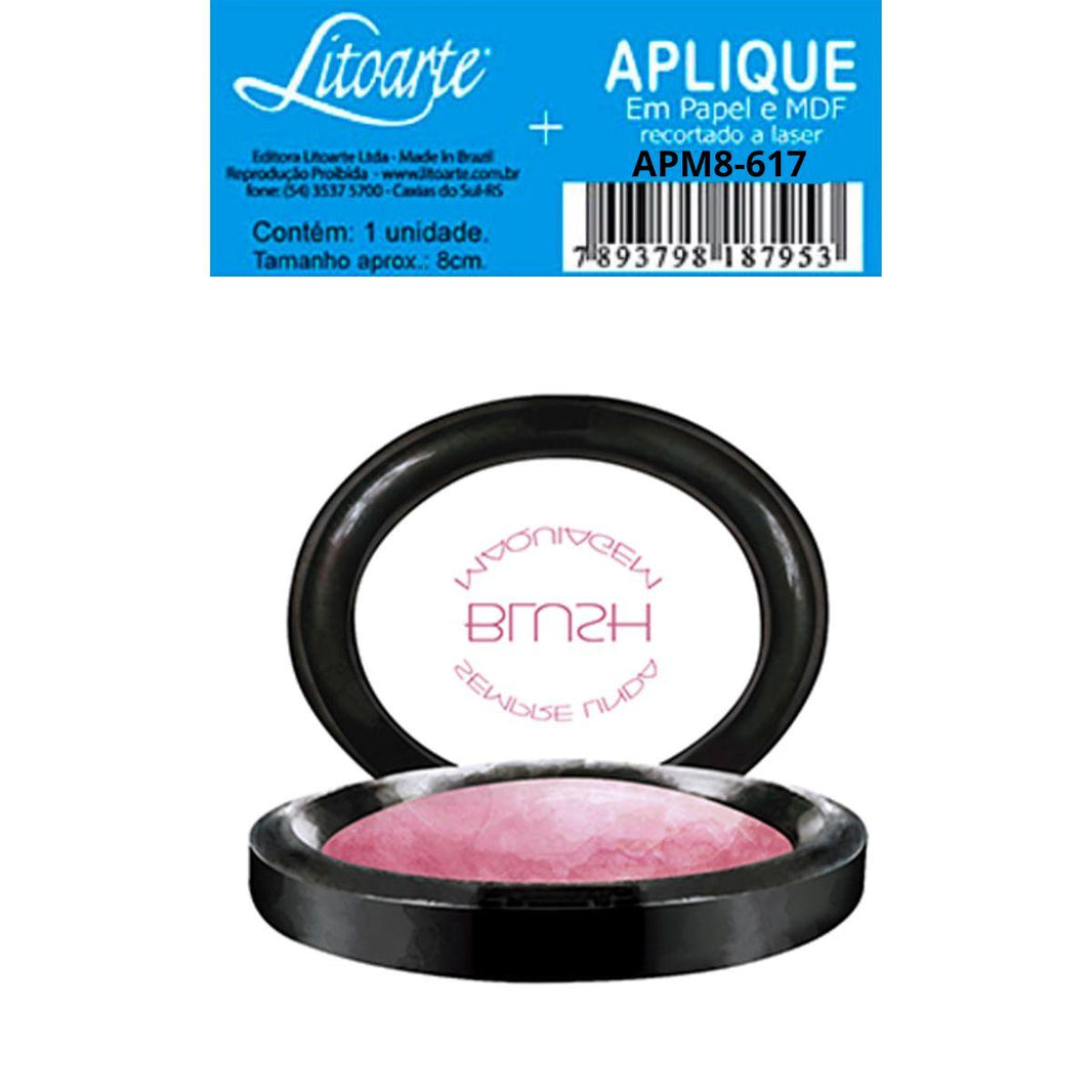Aplique Litoarte APM8-617 8cm Blush - Palácio da Arte