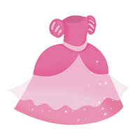 Aplique Litoarte APM8-647 8cm Vestido Rosa - Palácio da Arte