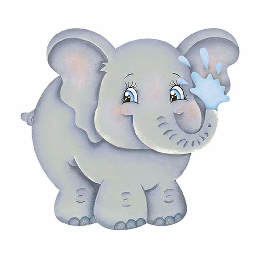 Aplique Litoarte APM8-812 8cm Elefante - Palácio da Arte