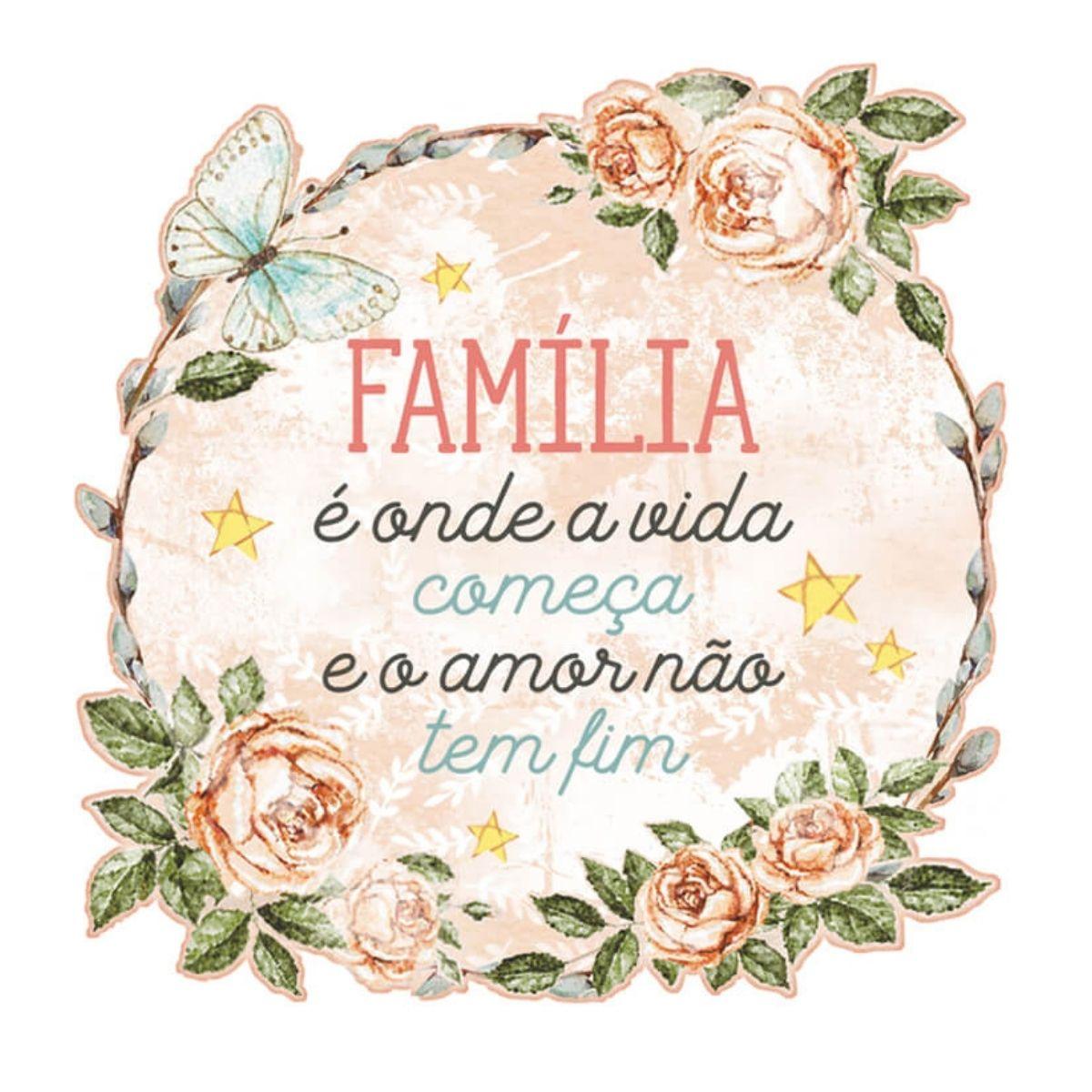 Aplique Litoarte APMP8-071 8cm Guirlanda Família - Palácio da Arte