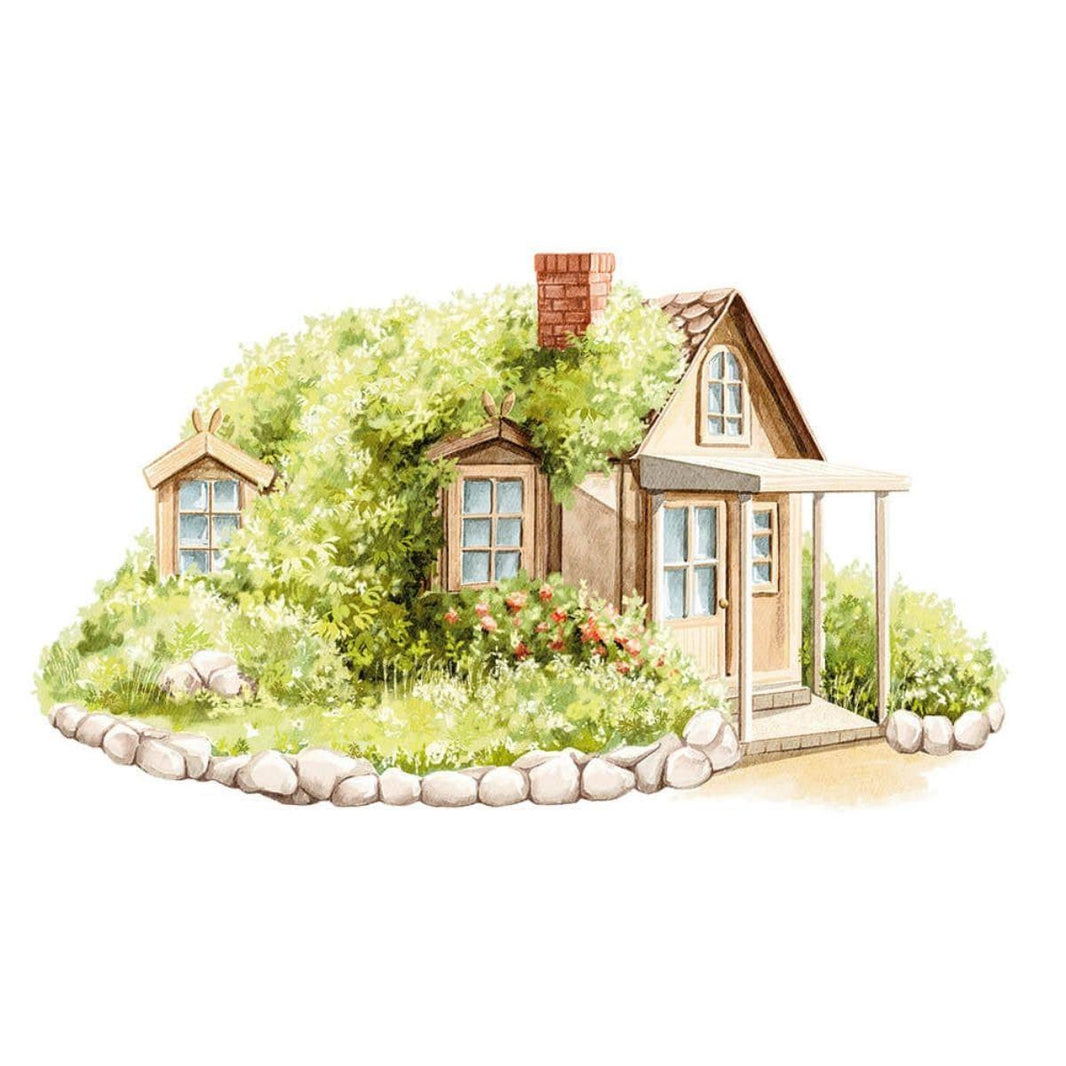 Aplique Litoarte APMP8-076 8cm Casa Do Coelho - Palácio da Arte