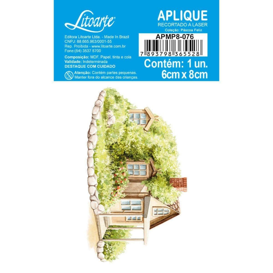 Aplique Litoarte APMP8-076 8cm Casa Do Coelho - Palácio da Arte