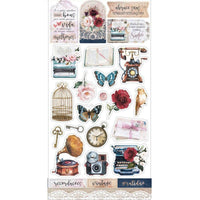 Apliques Die Cuts Litoarte LDC-040 15x29cm Memórias Vintage - Palácio da Arte