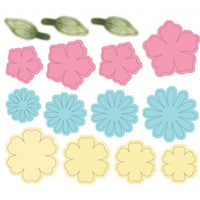 Apliques Scrap Embelezador Litoarte SDE-090 15,1x13,1cm Flores do Campo - Palácio da Arte