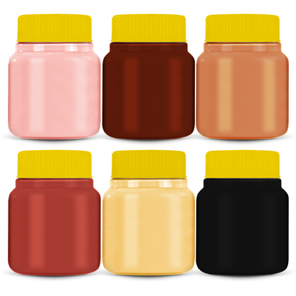 Tempera Guache Acrilex Multicultural 15ml 6 unidades