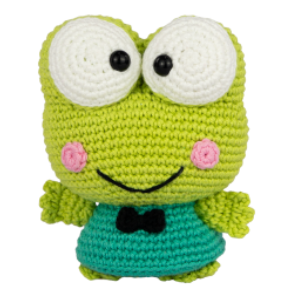 Kit Amigurumi Hello Kitty and Friends Círculo Cor 02 Keroppi
