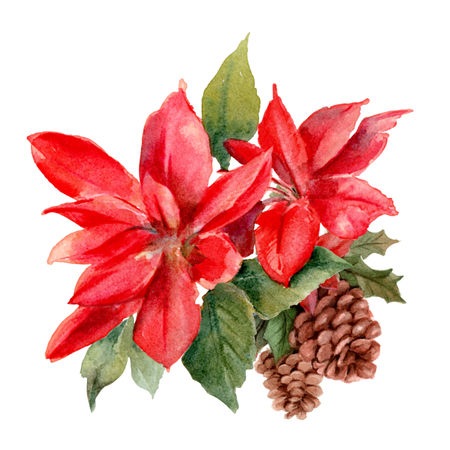Transfer Têxtil 10x10cm  Opa 3858 Natal Flor Bico de Papagaio