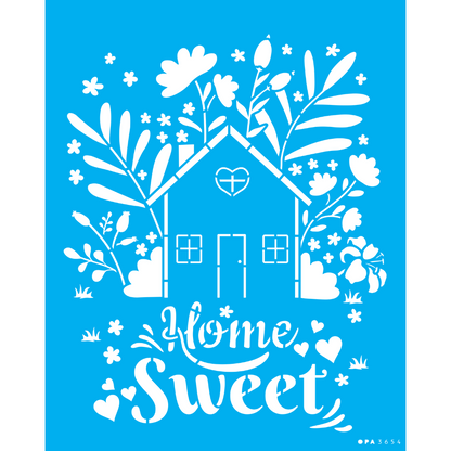 Stencil OPA 20x25 3654 Casa Home Sweet