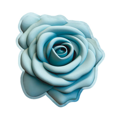 Aplique Litoarte APM8-1418 8cm Flores Rosa Azul 3D