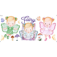 Transfer Têxtil 27,5x12,8cm TTB5-055 Barrado Meninas com Asas