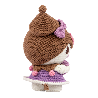 Kit Amigurumi Hello Kitty and Friends Círculo Cor 07 Kuromi