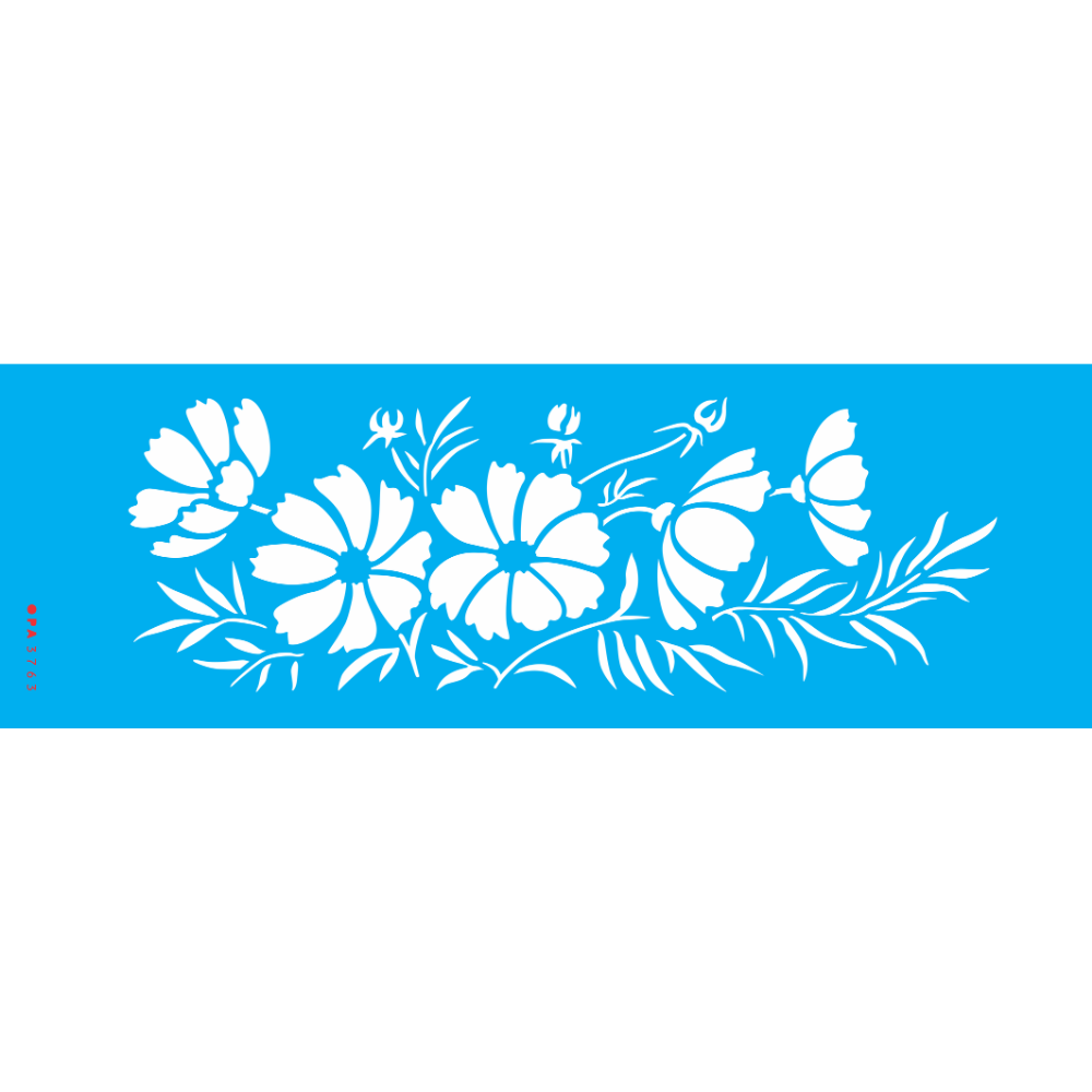 Stencil OPA 10x30 3763 Flor de Cosmos I