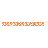 Stencil OPA 4x30 3815 Arabesco Tulipas