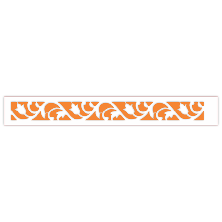 Stencil OPA 4x30 3815 Arabesco Tulipas