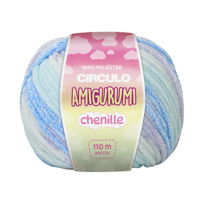 Fio Amigurumi Chenille Circulo 100g com 110m