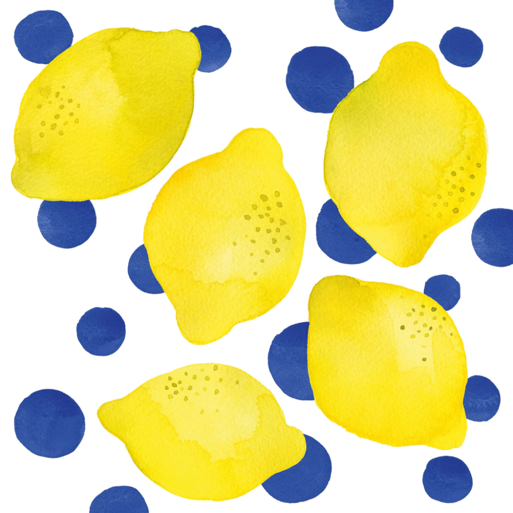 Guardanapo de Papel Decoupage 33x33 PPD Lemon e Dots 133002998