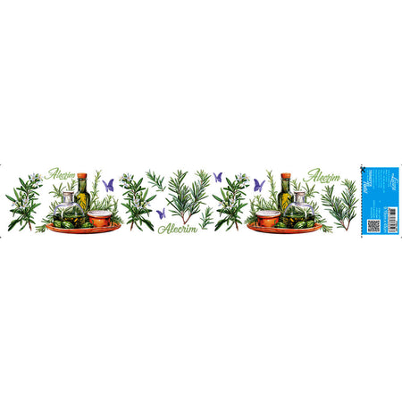 Transfer Têxtil Litoarte 45x9,5cm TTB6L-007 Lili Negrão Alecrim
