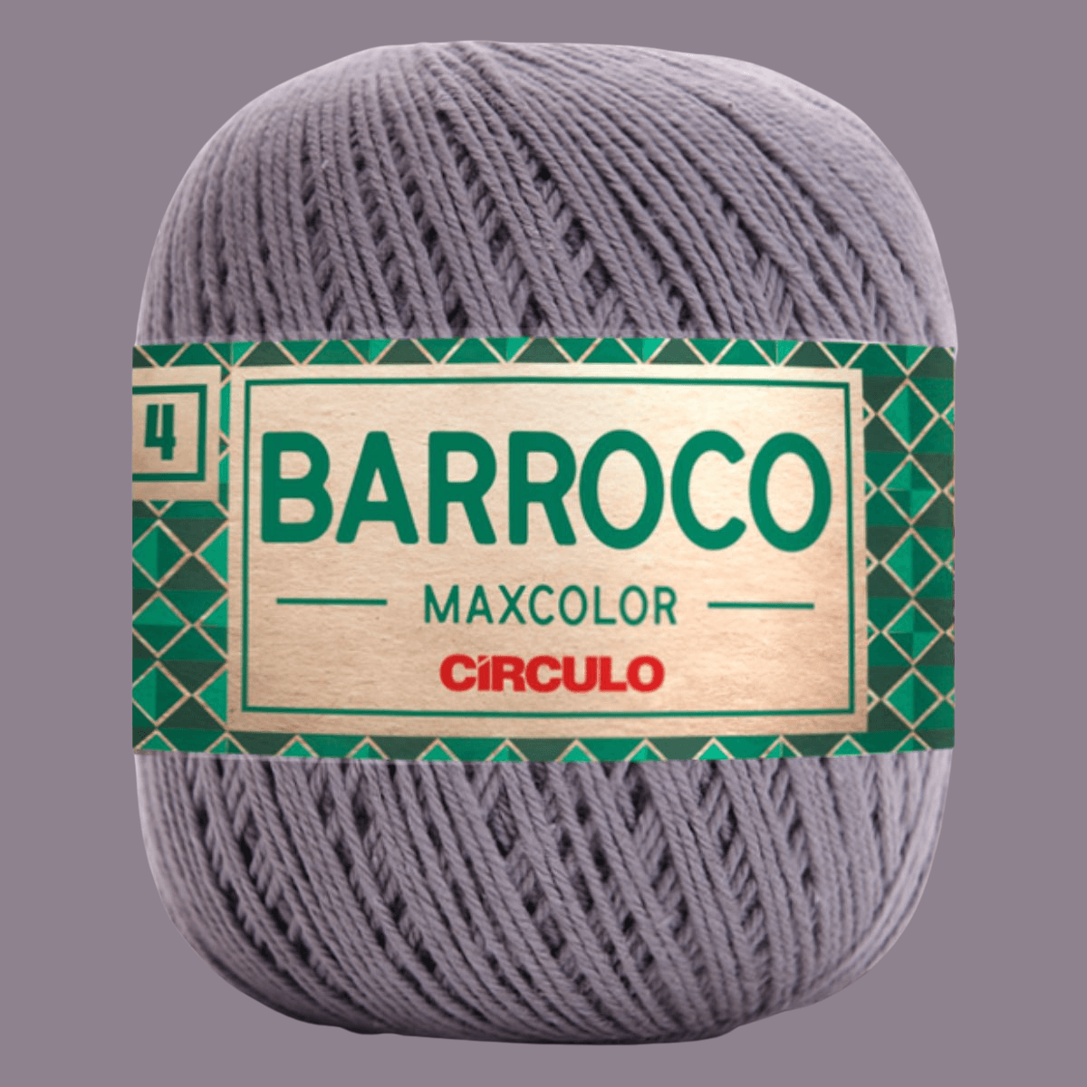 Barbante Barroco Círculo MaxColor 4 200g com 338m - Palácio da Arte