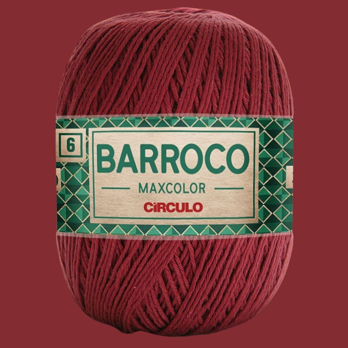 Barbante Barroco Círculo MaxColor 6 200g com 226 m - Palácio da Arte