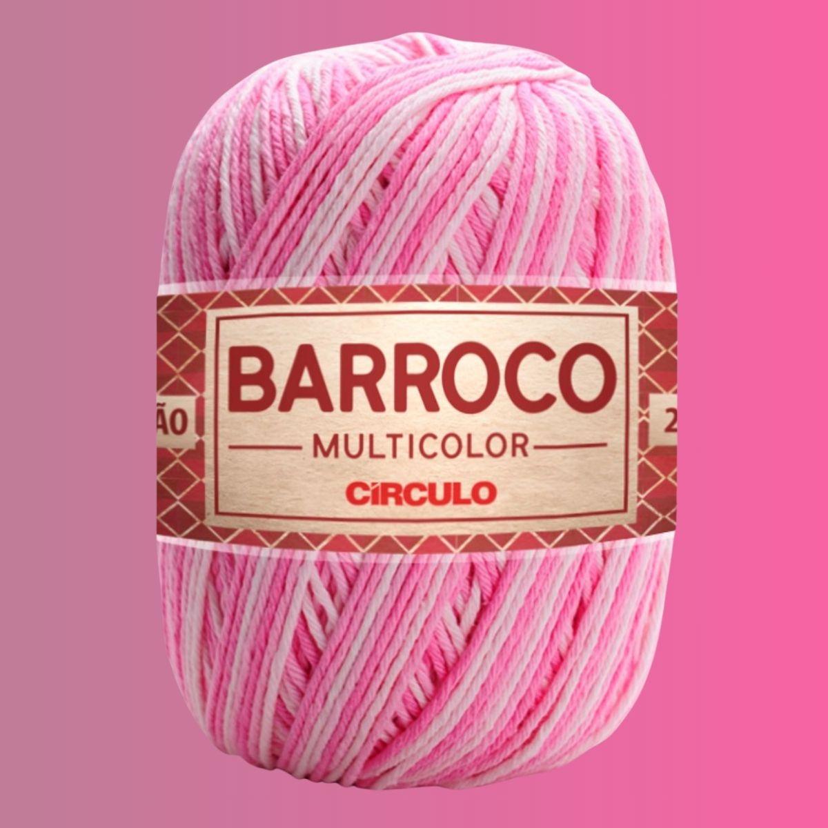 Barbante Barroco Círculo Multicolor 4/6 200g com 226m - Palácio da Arte