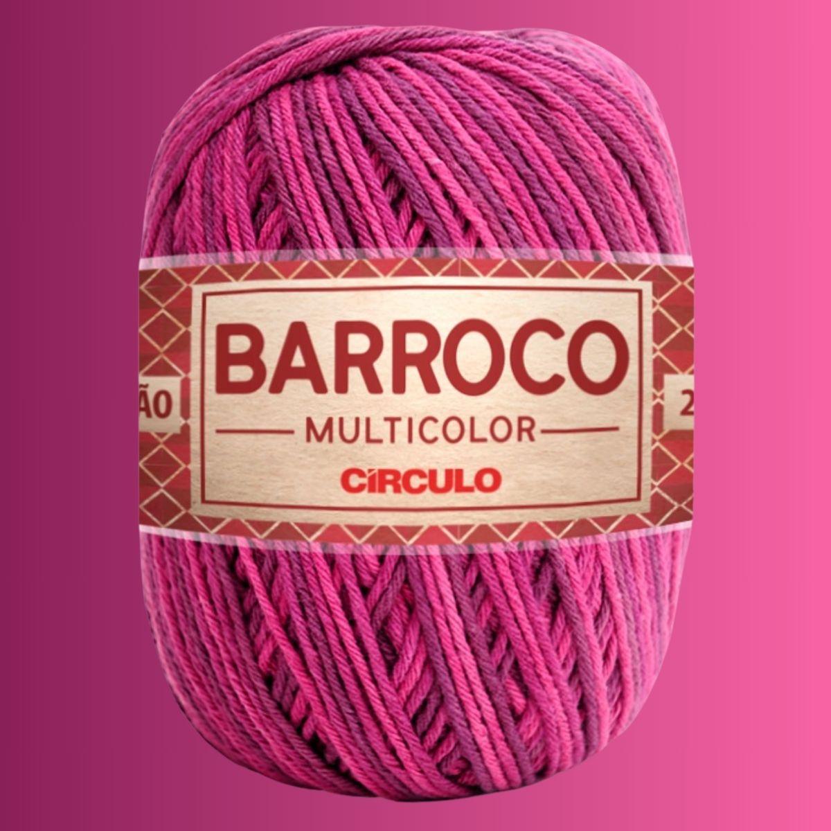 Barbante Barroco Círculo Multicolor 4/6 200g com 226m - Palácio da Arte