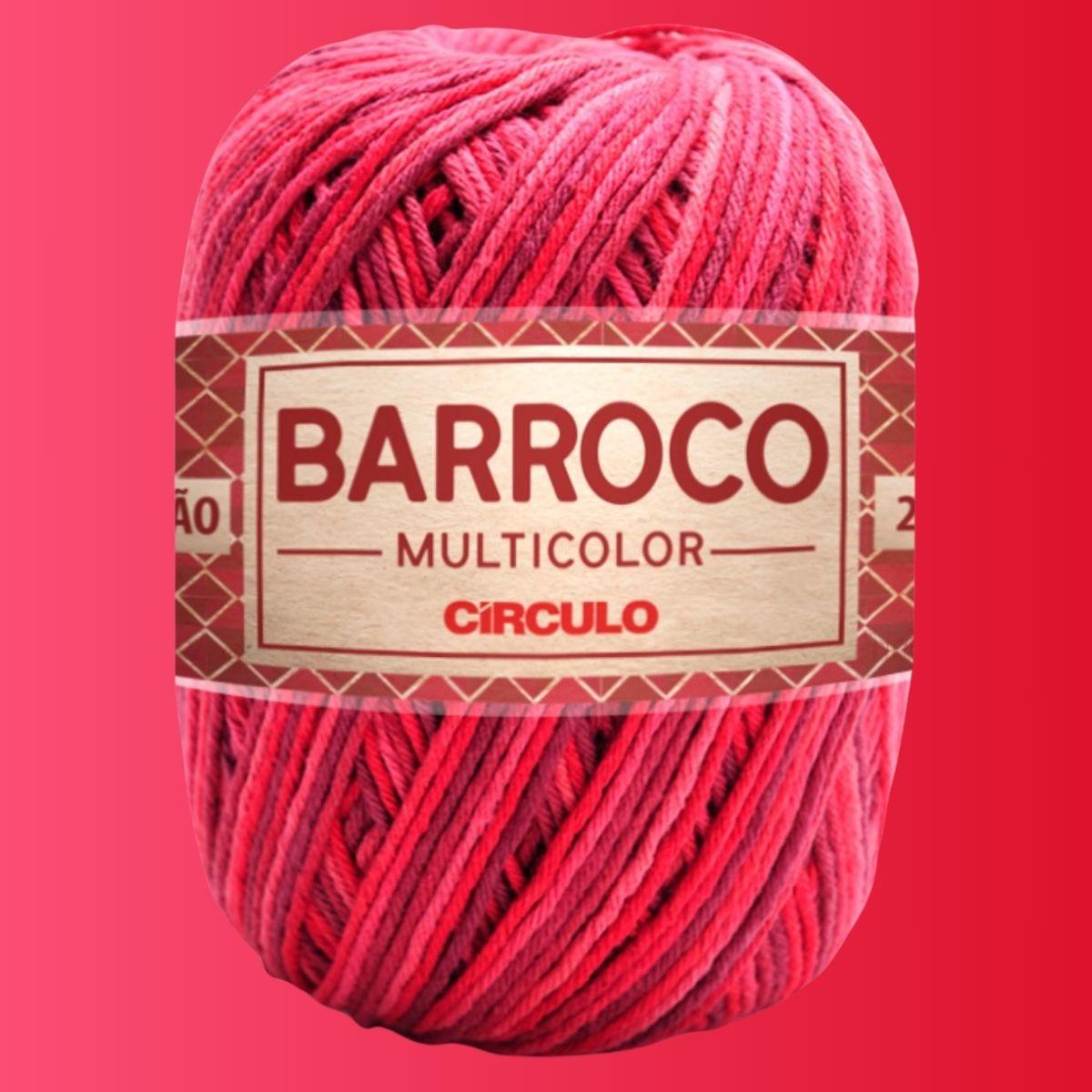 Barbante Barroco Círculo Multicolor 4/6 200g com 226m - Palácio da Arte